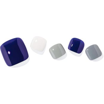 ohora Semi Cured Gel Pedicure Strips P Lagoon folii autocolante pentru unghii pentru picioare